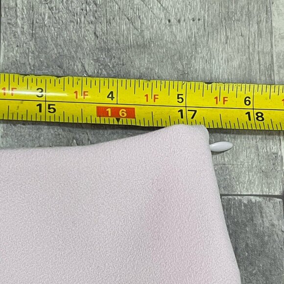 Zara Women's Full Length Flared Pants Size XL Pink High Rise Trousers - Picture 9 of 13